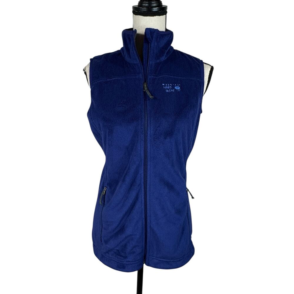 Mountain Hardwear Small Vest Jacket Full-Zip Fleece Stretch Pockets Sleeveless